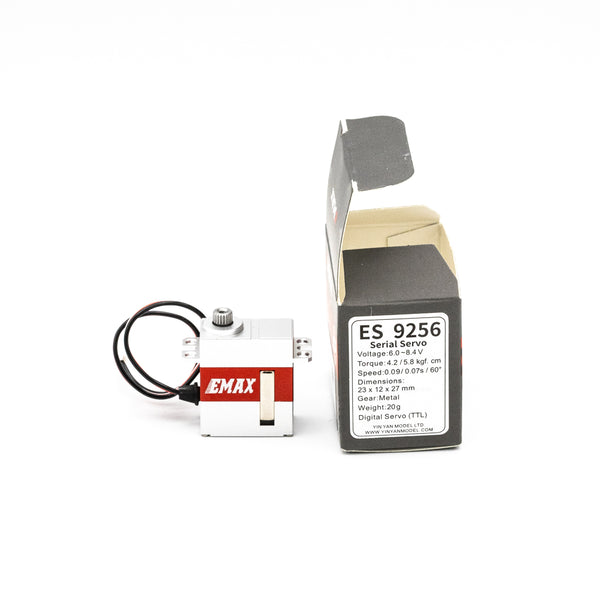 EMAX ES9256HV Digital Serial Servo Metal Gear 0.07s/60° 4.8V TTL 360° Continuous Rotation for Robot and Fixed-wing RC Model