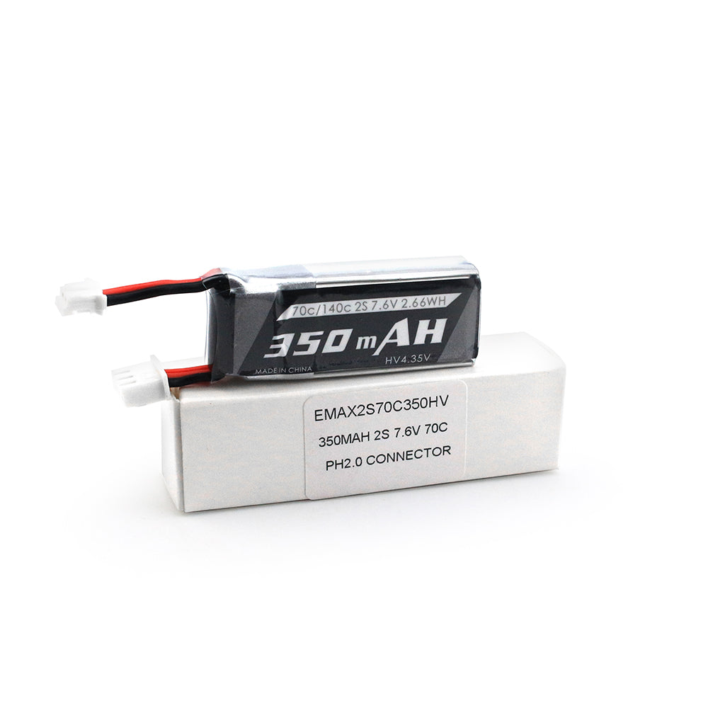 Emax 350mAh 2S 7.6V 70C HV Lipo Battery