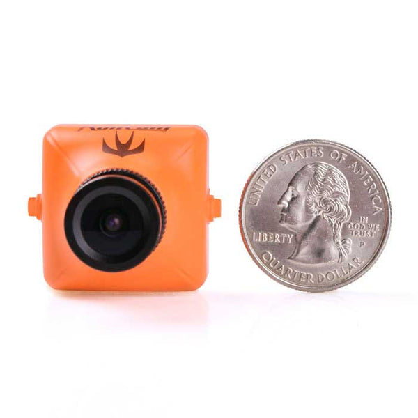 ★Runcam Swift 600TVL DC 5 to 17V Horizontal Fov 90 Mini FPV Camera IR blocked with 2.8MM Lens-Orange