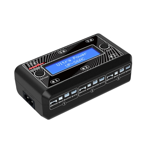 Ultra Power UP-S6AC 6x4.35W 1S AC-DC LiPO-LiHV Battery Charger With Micro MX MCPX JST