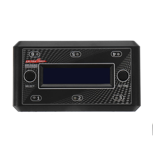 Ultra Power UP-S6AC 6x4.35W 1S AC-DC LiPO-LiHV Battery Charger With Micro MX MCPX JST