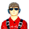 ★L85×W42×H90mm Aeroplane 1-6 Scale Pilot for RC Airplane Jet Red HY031-00402