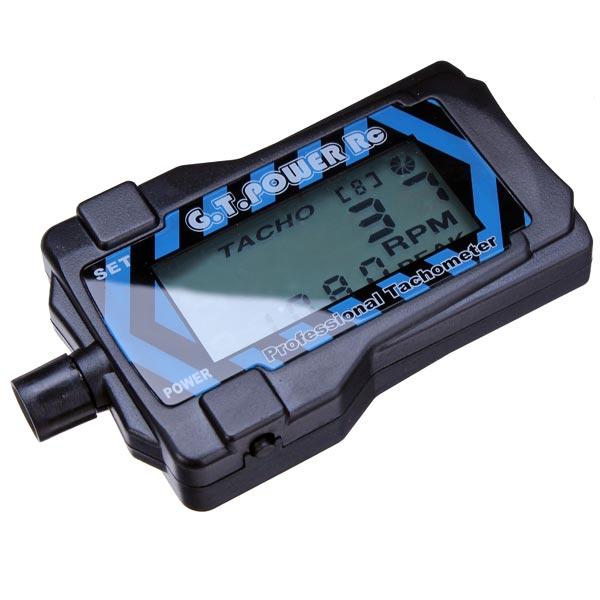 G.T. POWER Professional RC Tachometer RPM Reader for 2-9 Blades Propeller