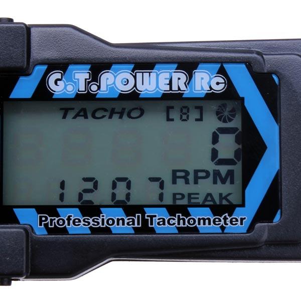 G.T. POWER Professional RC Tachometer RPM Reader for 2-9 Blades Propeller