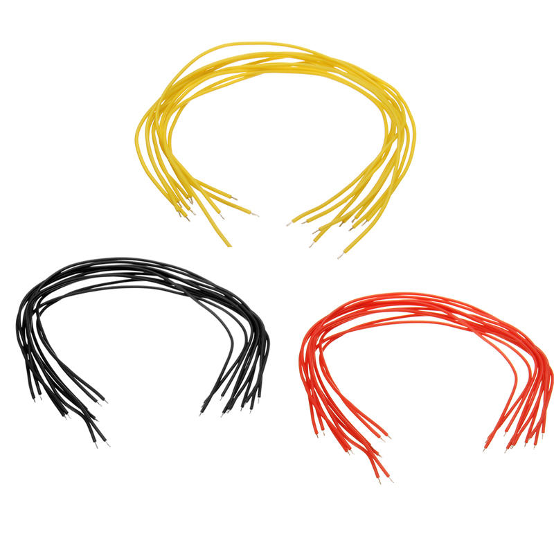 10 Pcs DIY 38mm 50mm 70mm 100MM 120mm 400mm 600mm  Silicone Cable AWG16 18 20 30 Wire for RC Model Tool DIY Parts