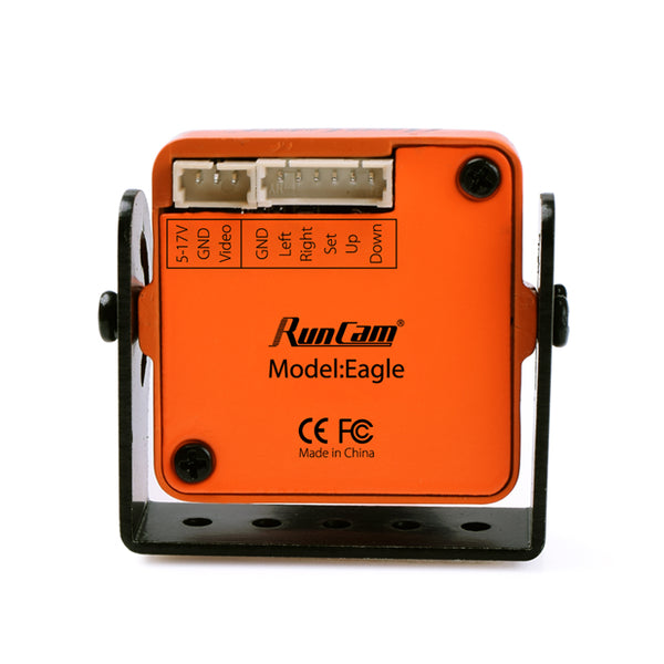 ★RunCam Eagle 800TVL Global WDR FOV 130 4:3 16:9 FPV Camera 5-22 VDC Orange