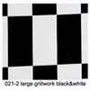 021-2 Grill-work large grillwork black&white(600mm*1meter)