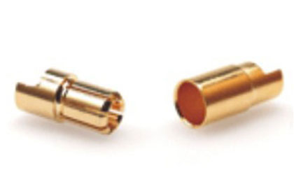 B004 8mm Gold Bullet Banana Connector Plug For ESC Battery Motor