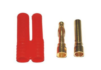 B-007 4MM Gold Bullet Banana Connector Plug For ESC Battery Motor