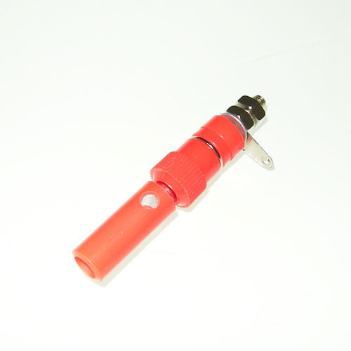 Banana Plugs (non-gold)(a pair)-Red