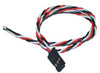 ★G-007 JR male servo lead twisted wire 22AWG L=15CM