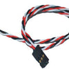 ★G-007 JR male servo lead twisted wire 22AWG L=15CM