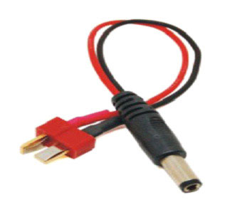 ★K-046 DC(2.1or2.5)to Deans male plug with 16AWG silicone wire L=15CM