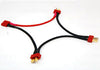 ★L010 Deans 3S Battery Harness For 3 Packs in Series with 14AWG silicone wire L=10CM