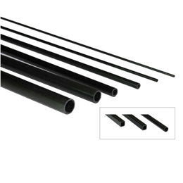 Carbon fiber Tube 8.0 x 7.0 x 1000 mm (round)