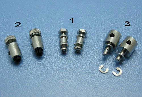 HY016-00501 Linkage stoppers D1.8mm Φ0.8  RC Model Airplane Servo Horn Linkage Connector