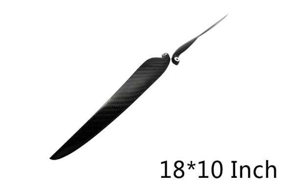 1810 18×10 Inch CF Carbon Fiber Folding Propeller For RC Airplane(APC)