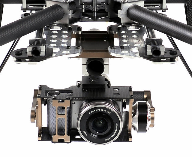 X-CAM X140B X140Bs FPV Two-axis Brushless Stabilized Gimbal Camera Mount for NEX5 ILDC Camera FPV
