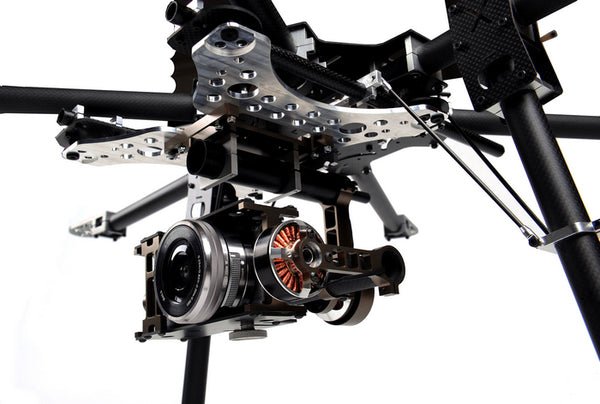 X-CAM X140B X140BL FPV Two-axis Brushless Stabilized Gimbal Camera Mount for NEX5 ILDC Camera FPV