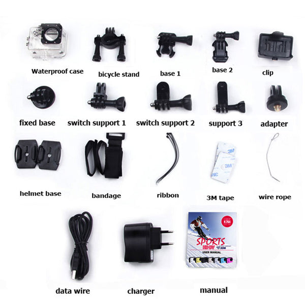 ★Full HD Sports DV 1080P Mini Sports DV Waterproof Sports DV 61050003