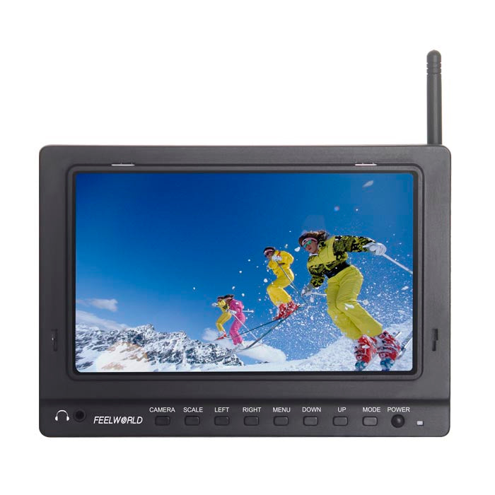 ★FPV-758 Ground Station FPV 7 Monitor built-in 5.8G receiver w-Sun Shield