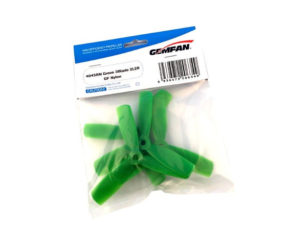 ★2 Pairs Gemfan 4045 Bullnose 3 Blade Glass Fiber Nylon Propeller For 180 200 RC Multirotors Black