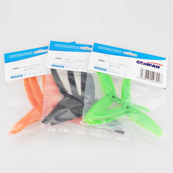 ★2 Pairs Gemfan 5040 Bullnose 3 Blade PC Propeller CW-CCW For RC Multirotors (Unbreakable)