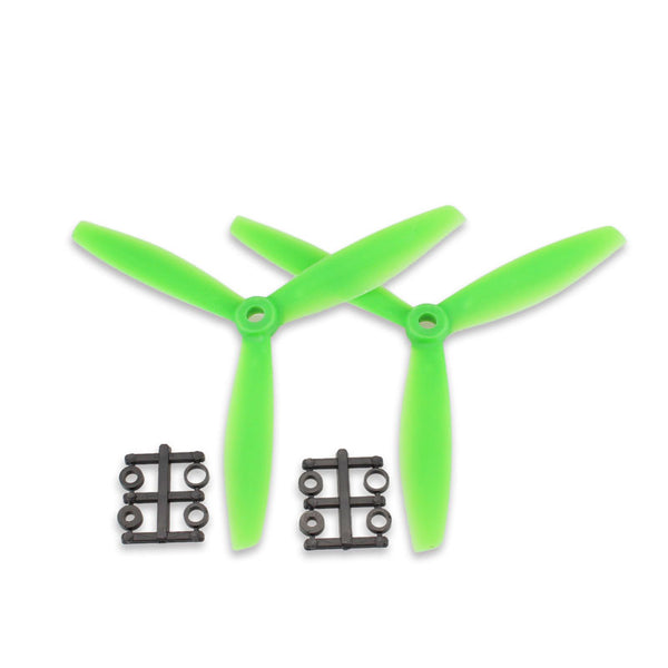 ★2 Pairs Gemfan 6040 6x4 Inch Glass Fiber Nylon Three Blade Propeller Prop Black