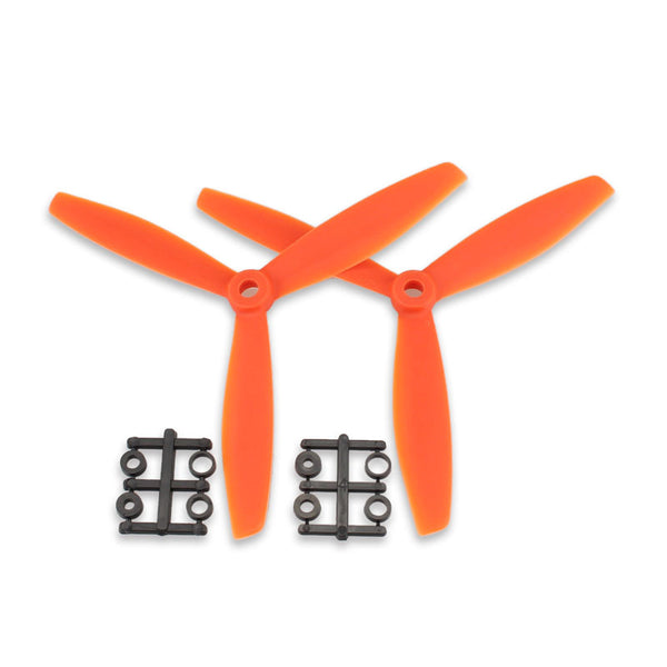 ★2 Pairs Gemfan 6040 6x4 Inch Glass Fiber Nylon Three Blade Propeller Prop Black