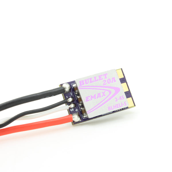 EMAX D-SHOT Bullet Series 20A 2-4S BLHELI_S ESC 3.5g Support Onshot42 Multishot