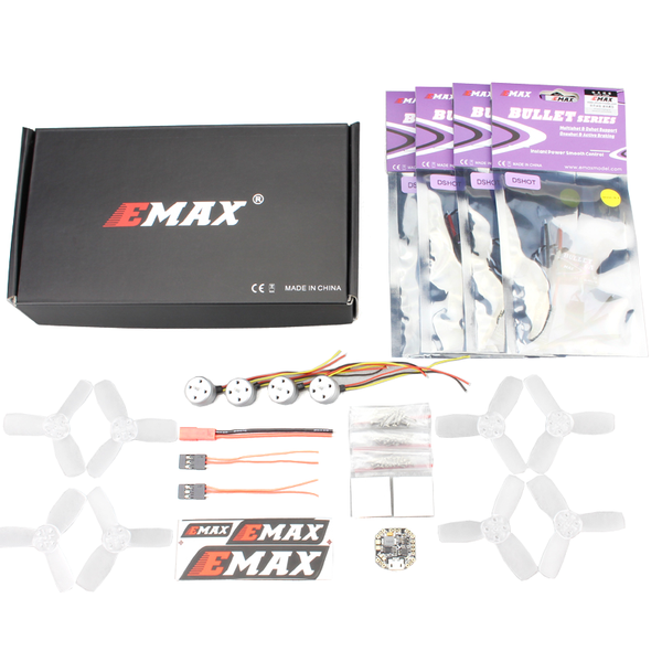 EMAX F3 Femto 6A Bullet BLHeli_S ESC RS1104 5250KV Motor T2345 Propeller Power System Combo