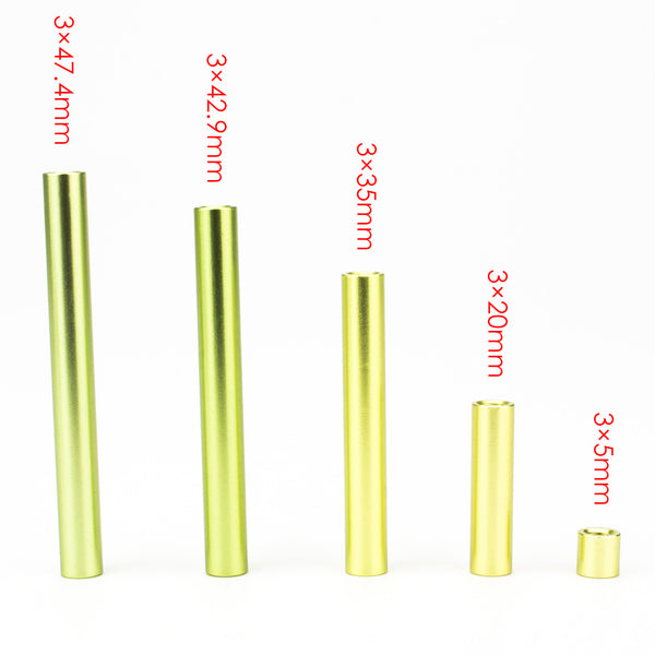 10pcs M3 Aluminum Alloy Standoff Studs 8-35mm Red Round PCB Board Spacers Standoffs for fpv drone