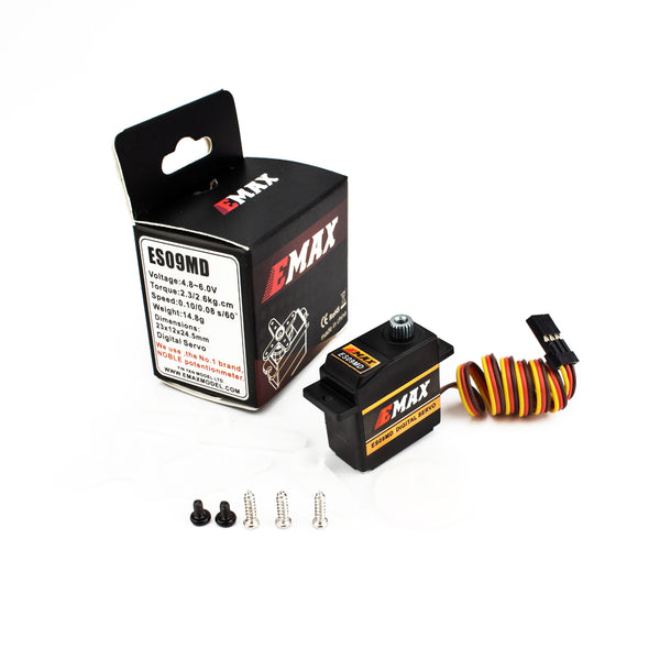 ES09MD (dual-bearing) specific swash servo for 450 helicopters