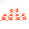 2 pairs EMAX Avan Tinyhawk TH Turtlemode Propeller 4-blade 40mm for indoor flying 08025 motor