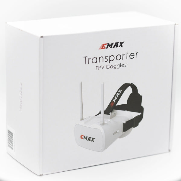 Emax Tinyhawk 5.8G 48CH Diversity FPV Goggles 4.3 Inches 480*320 Video Headset With Dual Antennas 4.2V 1800mAh Battery For RC Drone