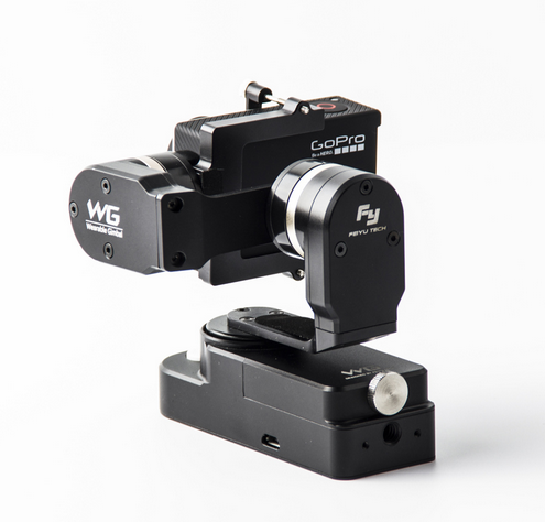 ★Original Feiyu WG FY-WG 3 Axis Wearable Brushless Gimbal Stabilizer For Gopro Hero 3 - 3+ -4 LCD Touch 3-axis Stabilizer