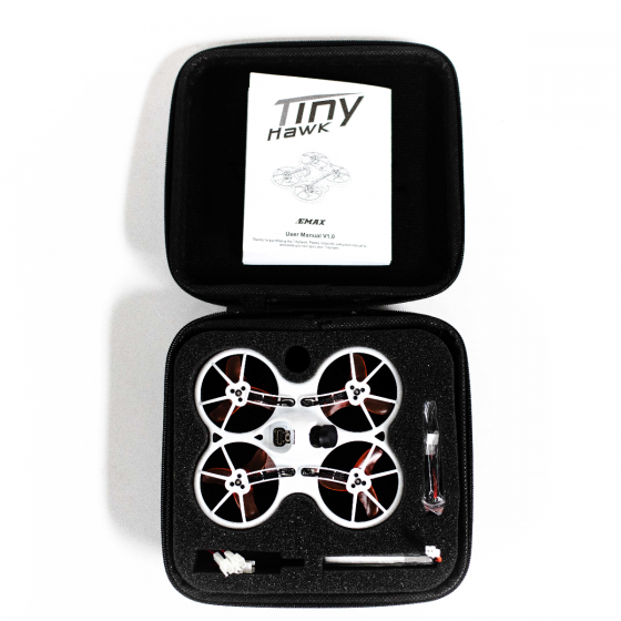 Emax Tinyhawk Indoor FPV Racing Drone BNF F4 4in1 3A 15000KV 37CH 25mW 600TVL VTX 1S - BNF