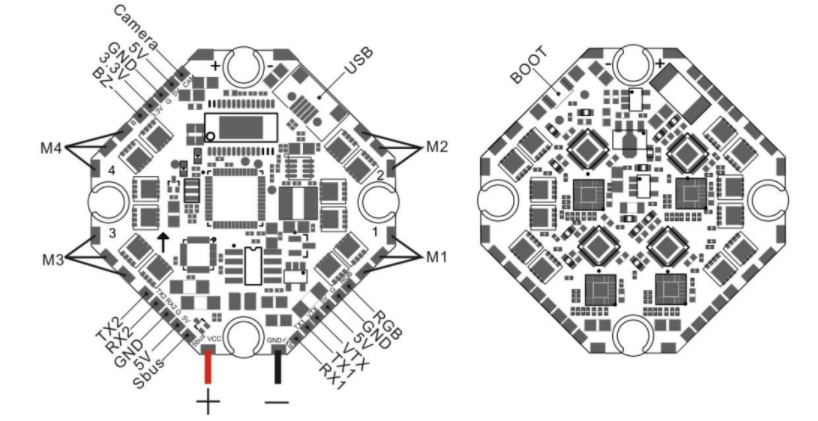 Babyhawk II / O3 / Cinehawk Part B - AIO Flight Controller ESC Board source content 1