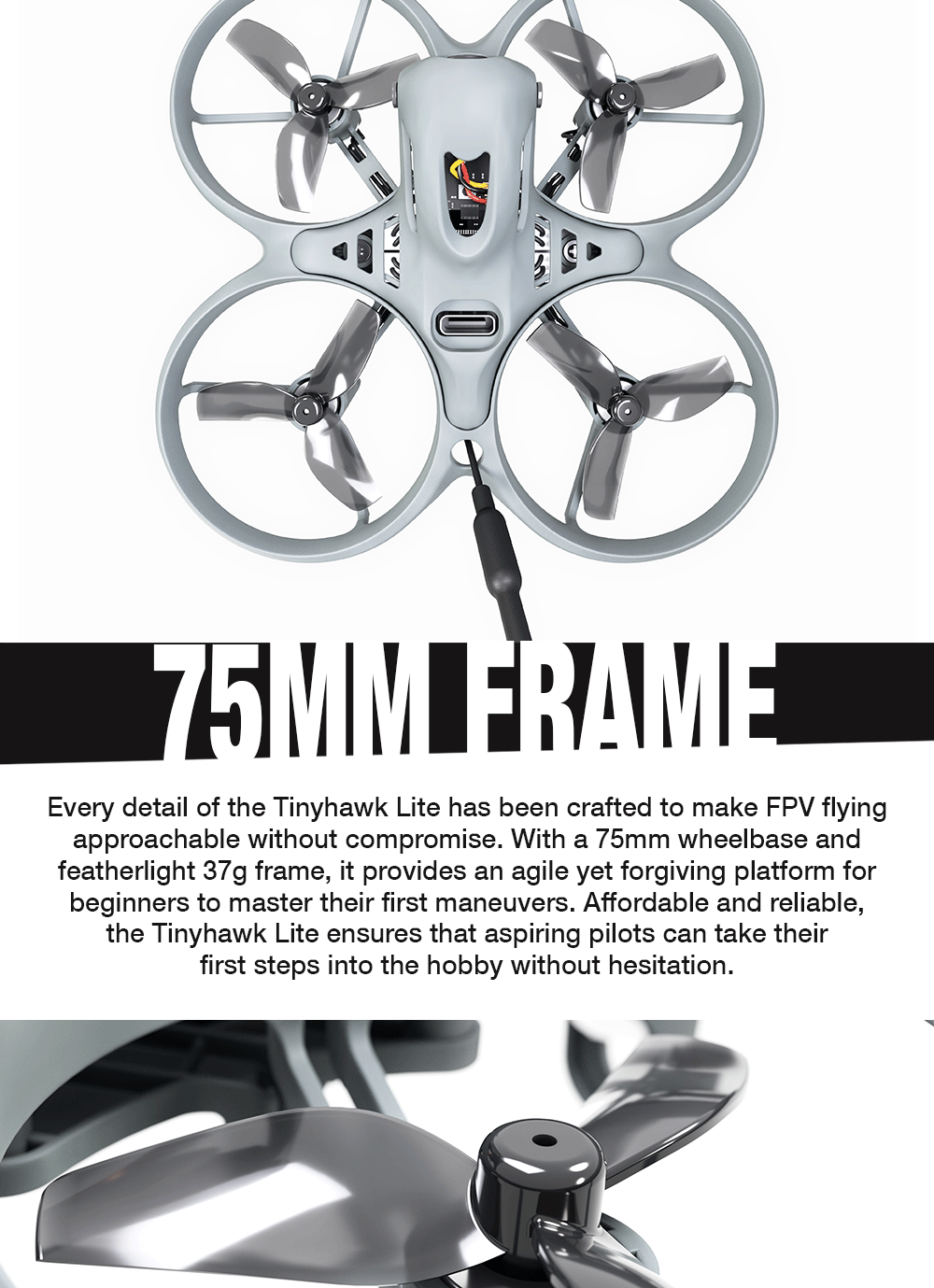 Tinyhawk Lite - RTF - Ready To Fly Kit source content 2