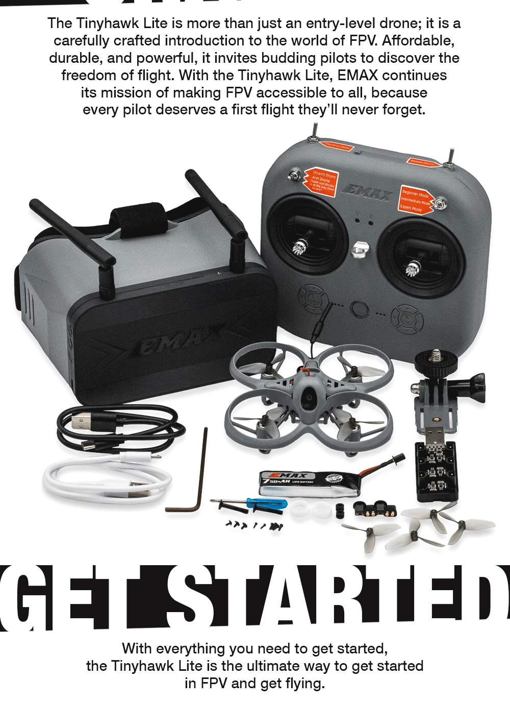 Tinyhawk Lite - RTF - Ready To Fly Kit source content 6