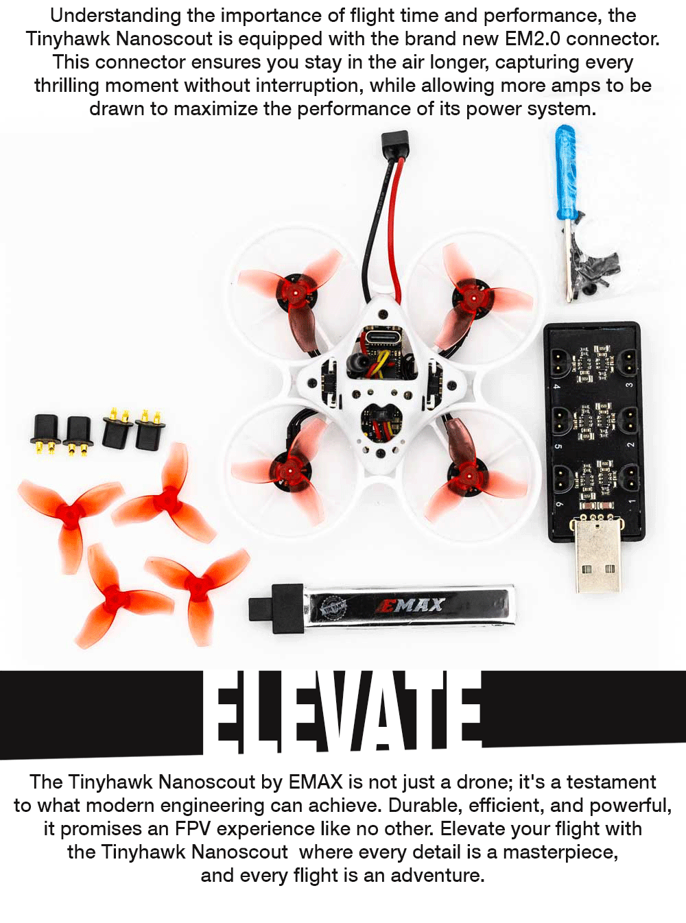 Tinyhawk Nanoscout - Bind N Fly (BNF) - ELRS 2.4GHz source content 5