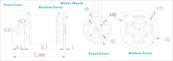 BL2832 engineering drawing 2