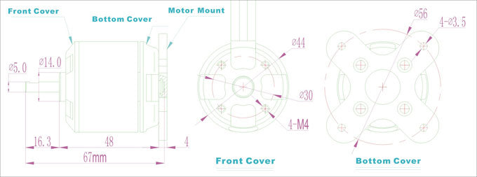 BL3526 engineering drawing 2
