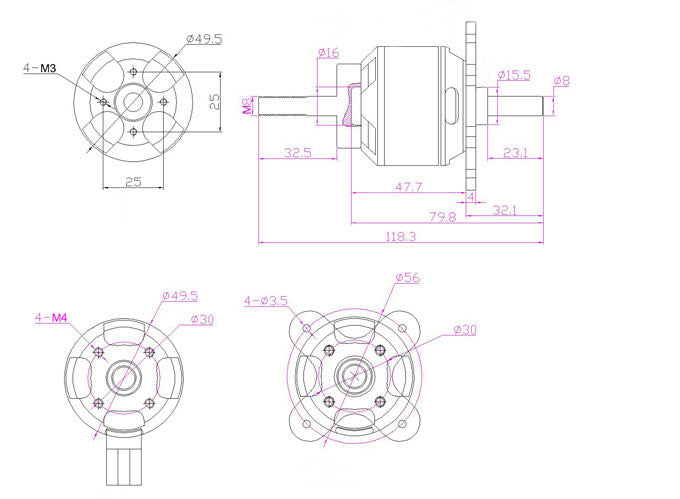 BL4020 engineering drawing 2