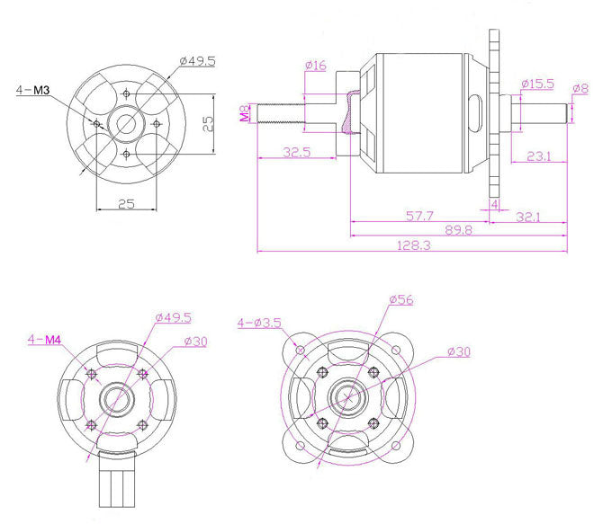 BL4030 engineering drawing 2