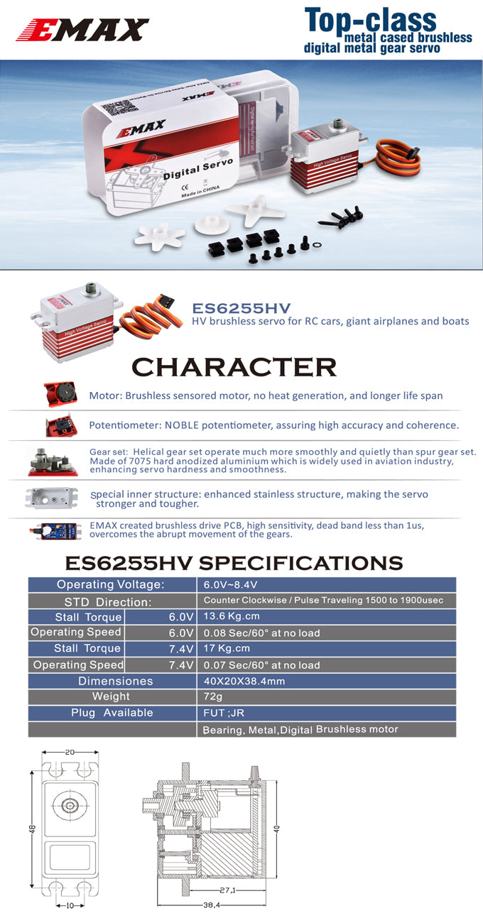 ES6255 official specification page 2