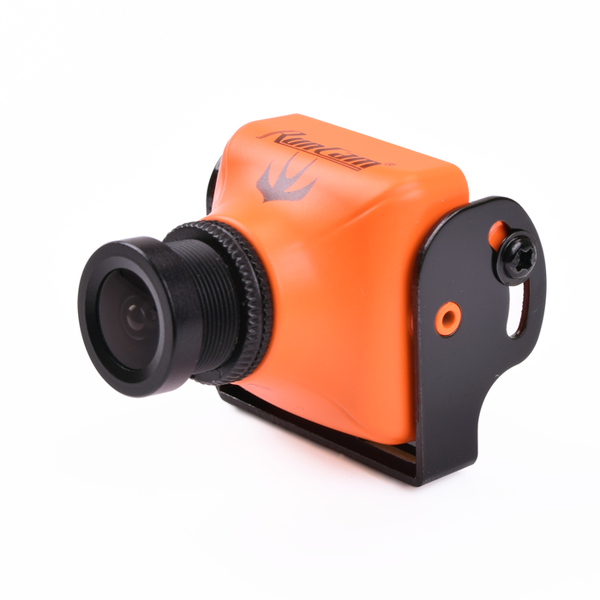 ★Runcam Swift 600TVL DC 5 to 17V Horizontal Fov 90 Mini FPV Camera IR blocked with 2.8MM Lens-Orange