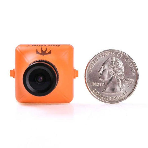 ★Runcam Swift 600TVL DC 5 to 17V Horizontal Fov 90 Mini FPV Camera IR blocked with 2.8MM Lens-Orange