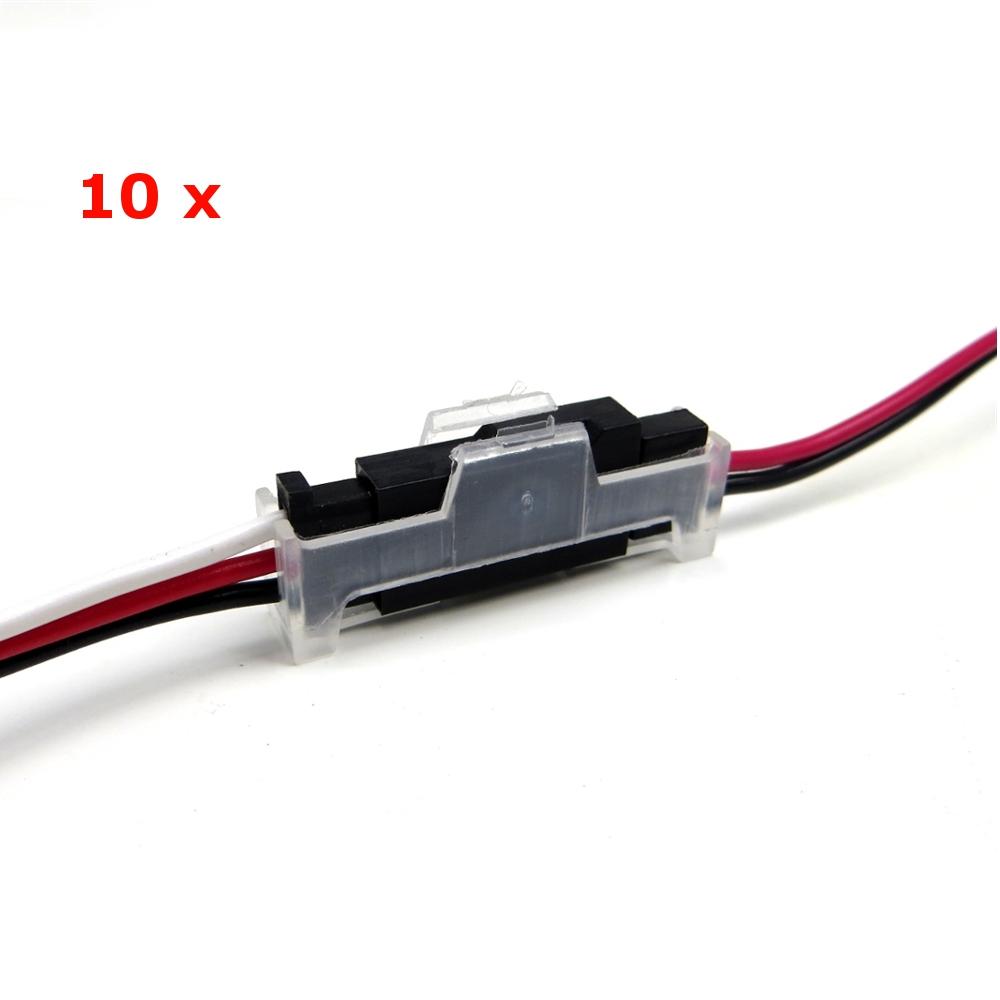 ★10 PCS Universal Servo Plug Wire Cable Safety Clip For RC Aircraft Airplane Modell