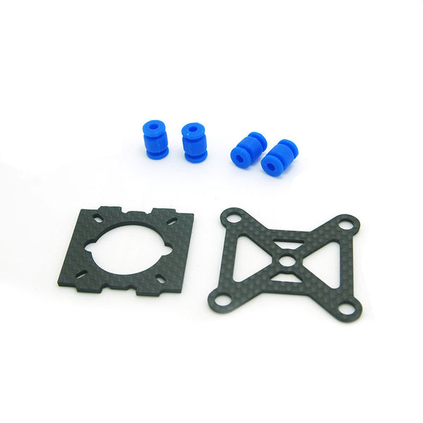 250 Quadcopter Frame Kit Glass fiber & Carbon Fiber mixed Parts - Two small mounting plate and shock absorption balls